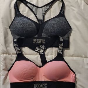 2 Pink sports bra